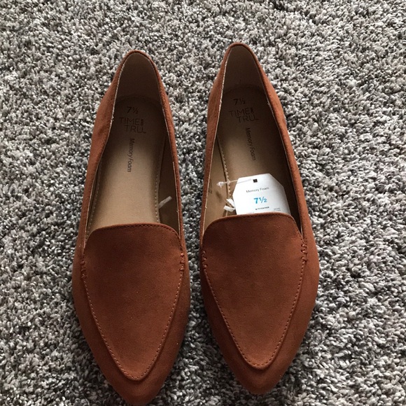 Time and Tru Shoes - Time and Tru Suede Flats (7 1/2)